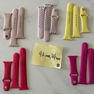 애플워치 정품 42/44mm 스포츠 밴드 5개 일괄