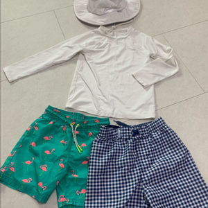 남아 래쉬가드세트(4세) 래쉬가드, 바지2, 모자