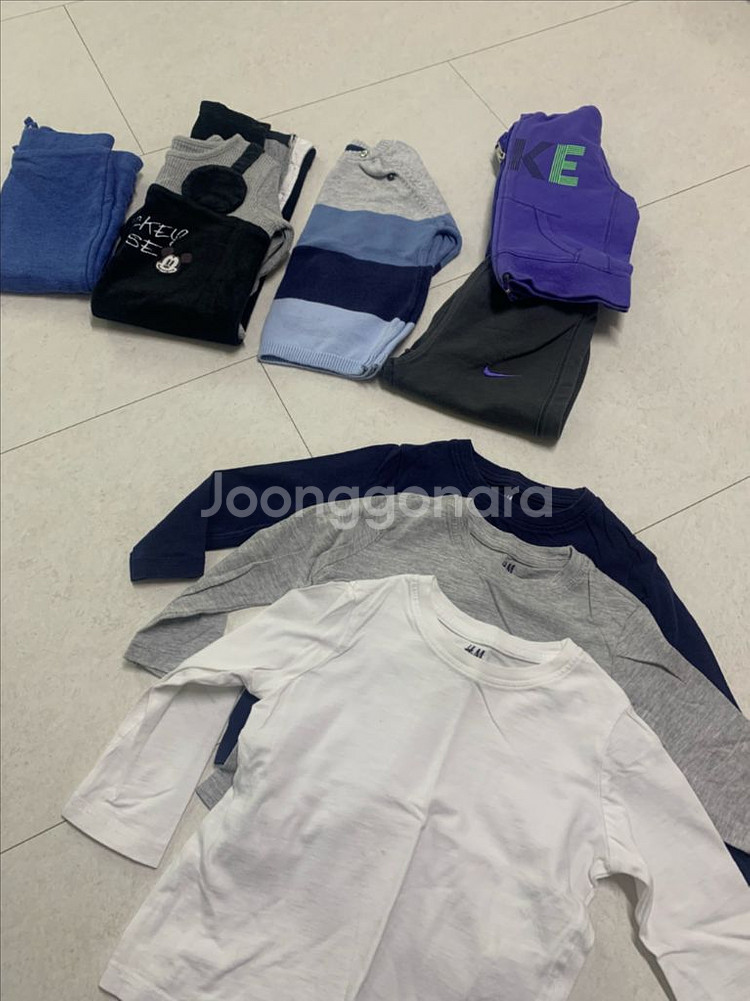 아기 옷 일괄 (H&M, Nike, Cath Kids) 8벌 (6개월-12개월)--0