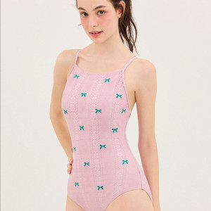 새제품 후그 향수 연분홍스웨터 수영복 로우컷 28 WRA2251