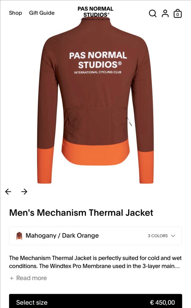 파스노말 메카니즘 터니널 자켓(ORIGINAL) 이미지