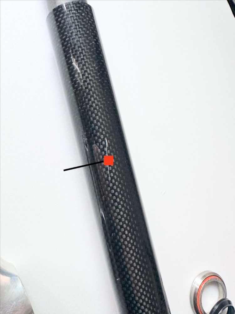 Trigon carbon fork. 트리곤 451 카본포크 이미지