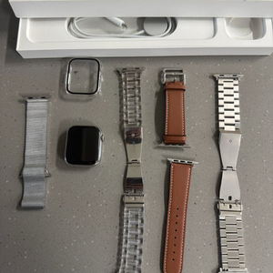 애플워치8 45mm 스테인리스 셀룰러