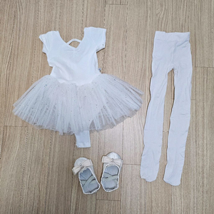 여아 발레복 발레슈즈 타이즈 100