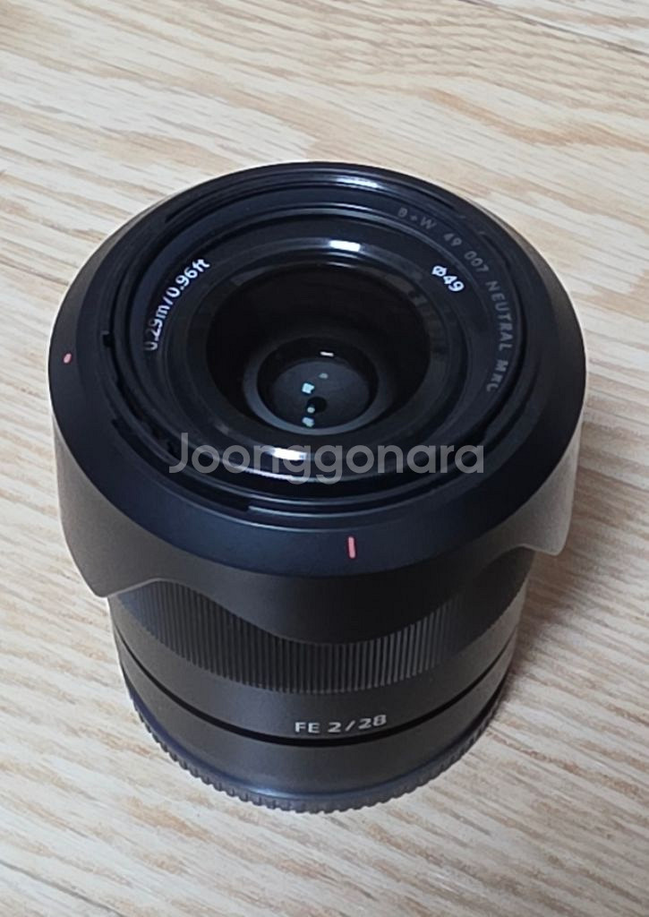 소니 FE 28mm F2 풀프레임 렌즈--1
