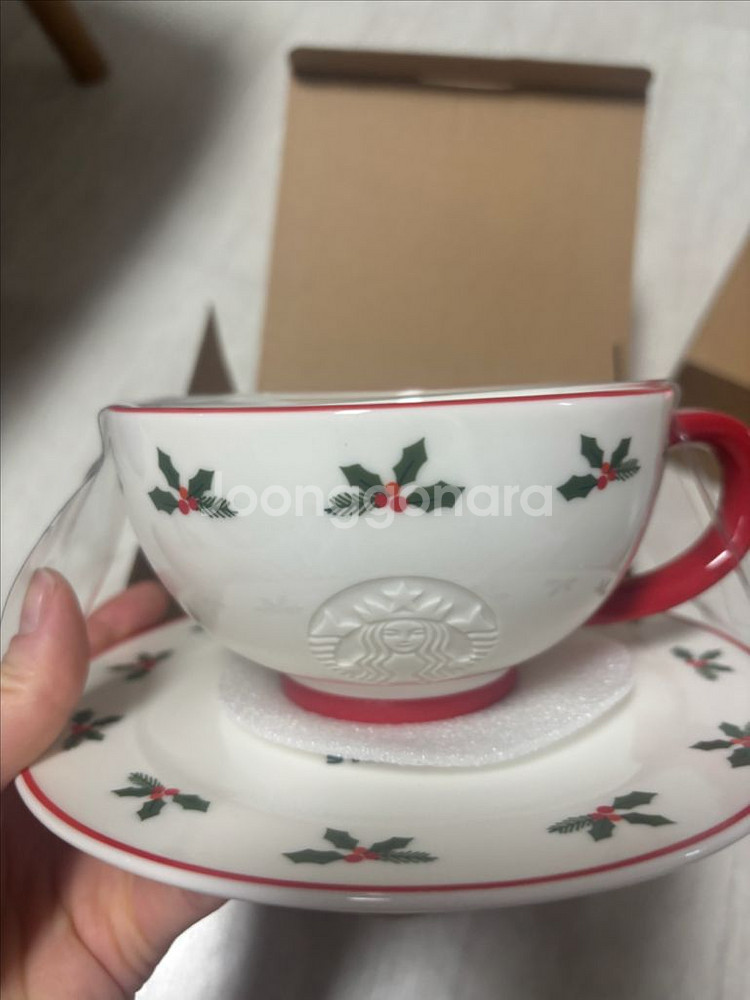 스타벅스 홈스위트홈 크리스마스 엠디 md 머그앤소서--0