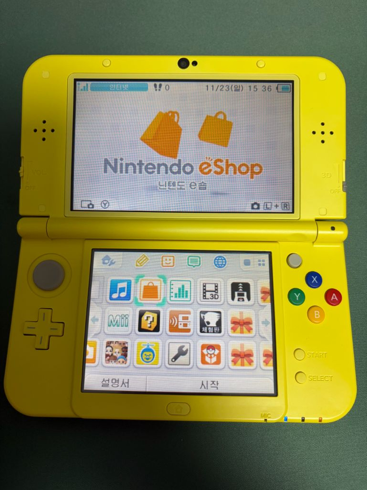 닌텐도 new 3ds xl 피카츄 에디션(뱅크무버) 이미지