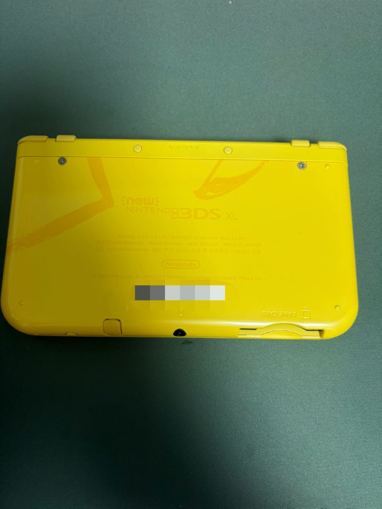 닌텐도 new 3ds xl 피카츄 에디션(뱅크무버) 이미지