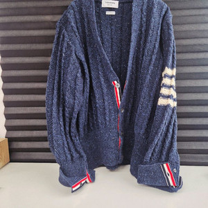 톰브라운 케이블 니트 가디건 네이비 4사이즈 (새상품급)