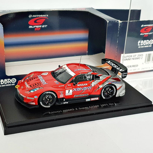 1:43 1/43 에브로 닛산 니스모 Z 슈퍼 GT500 2005 다이캐스트 모델카