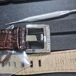 몽블랑 정품가죽 시계 스트랩 세트 이미지