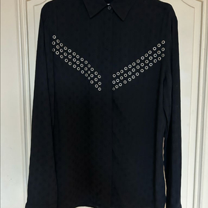 산드로 도트 포인트 셔츠