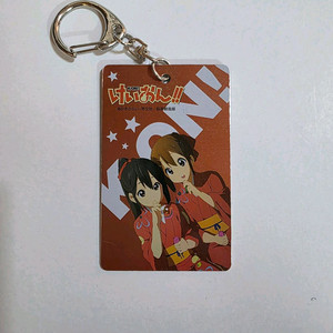 케이온 유이 & 아즈사 메탈 카드 키홀더 판매합니다