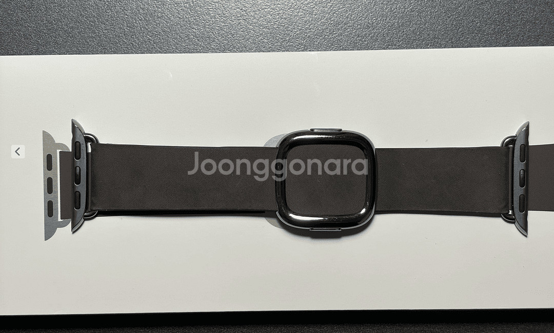 애플워치10 42mm 티타늄골드+모던버클 애플케어--5