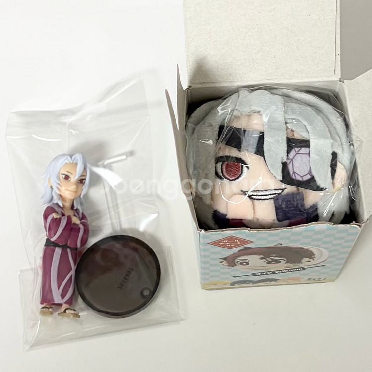 귀멸의 칼날 귀칼 우즈이 텐겐 중외광업 모찌코로링 6탄 누이구루미 인형 반프레스토 월드콜렉터블 피규어--0