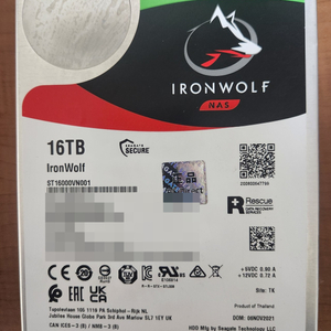 씨게이트 아이언울프 16TB NAS HDD