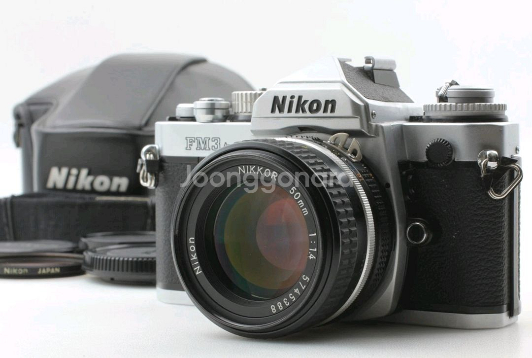 필름카메라 니콘 FM3A + Nikkor 50mm f1.4 렌즈--1