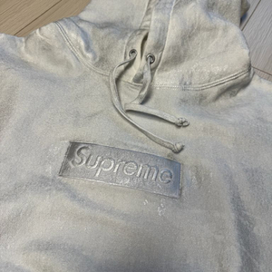 슈프림 x 마르지엘라 기모 후드티 s사이즈 시착 x 세탁후 새상품 이미지