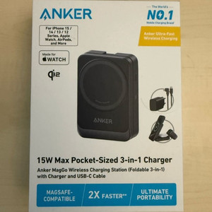 앤커 맥고 3in1 접이식 무선 미개봉 급처 (최종)