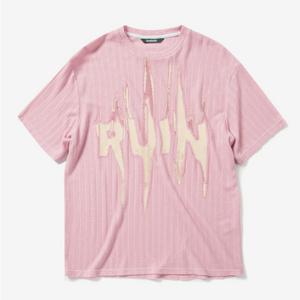 슈퍼서브 여자 반팔 니트 핑크S