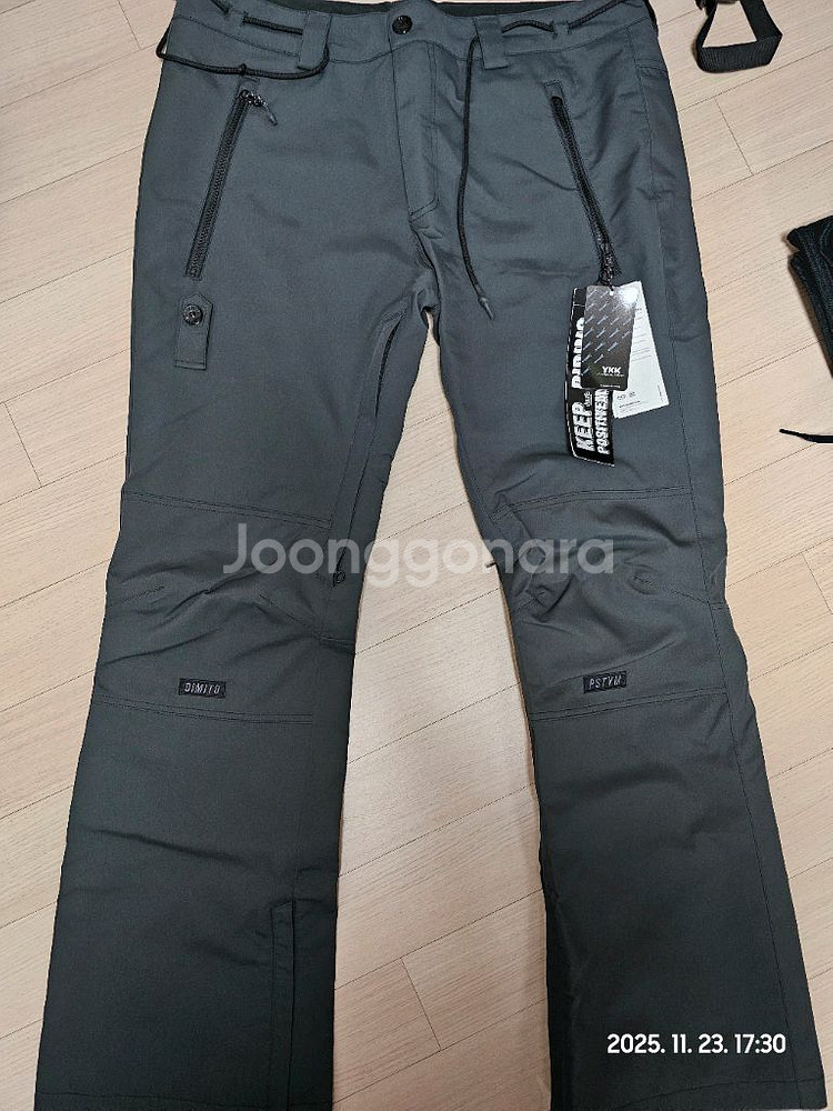 (새상품)디미토 스노우보드팬츠 베이직 차콜 XL사이즈 팝니다--0