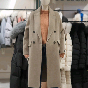 [청주] 씨씨콜렉트 캐시미어 핸드메이드 롱코트 55사이즈