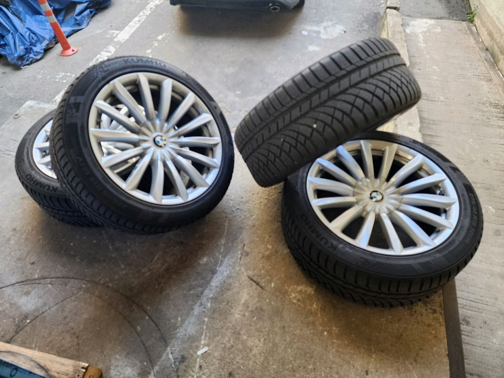 BMW 7시리즈 19인치 순정 휠타이어 세트--6