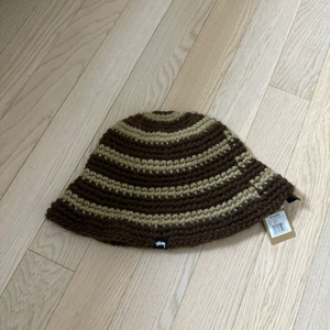 Stusy 스투시 니트 버킷햇 브라운