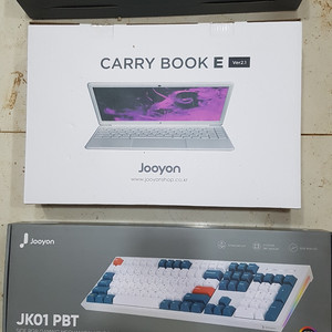주연테크 캐리북 E + JK01 PBT 키보드 +블루투스 사운드바 스피커