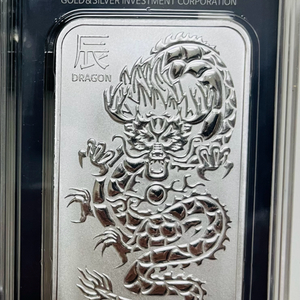 아시아골드 드래곤 실버바 100g