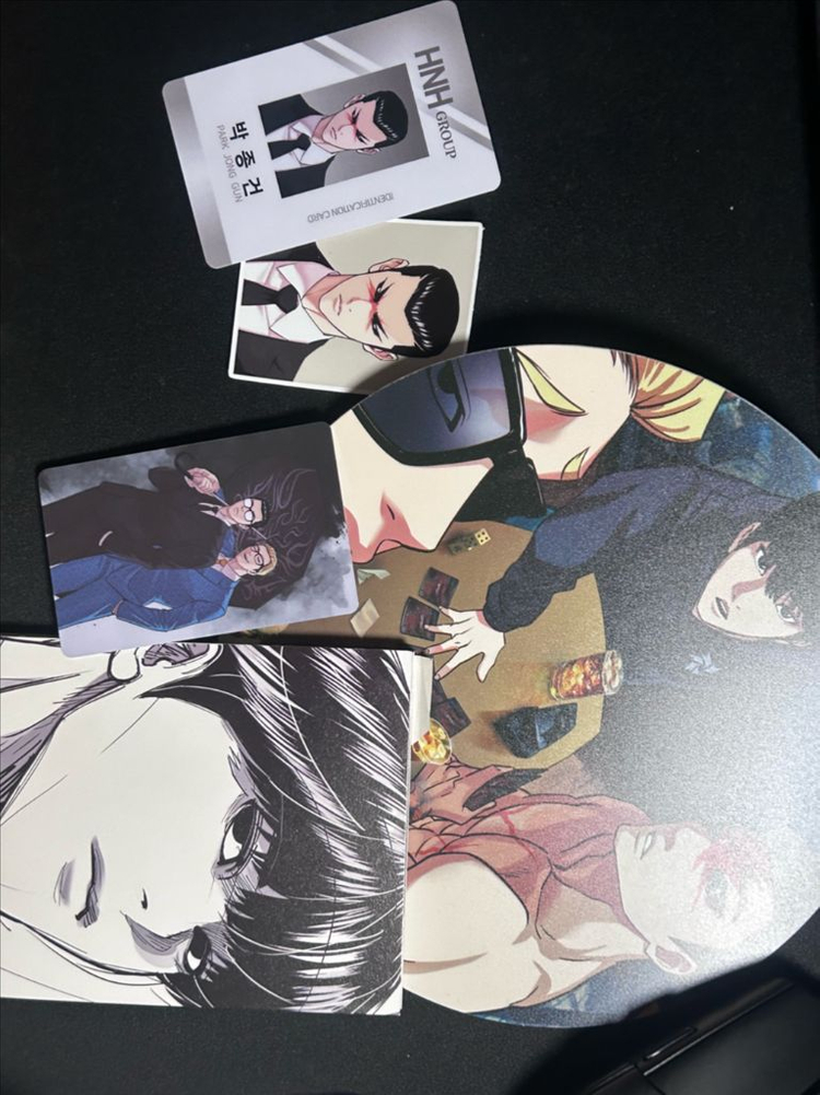 외지주 외모지상주의 종건잡기 팝업 굿즈 아크릴 스탠드 + 캐릭터 카드 세트 이미지