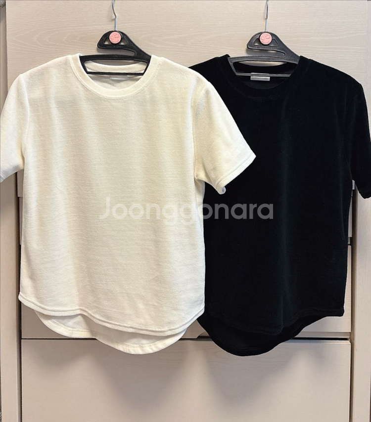 드멜 벨로아벨벳 미니탑 아이보리, 블랙 새상품 demell--0