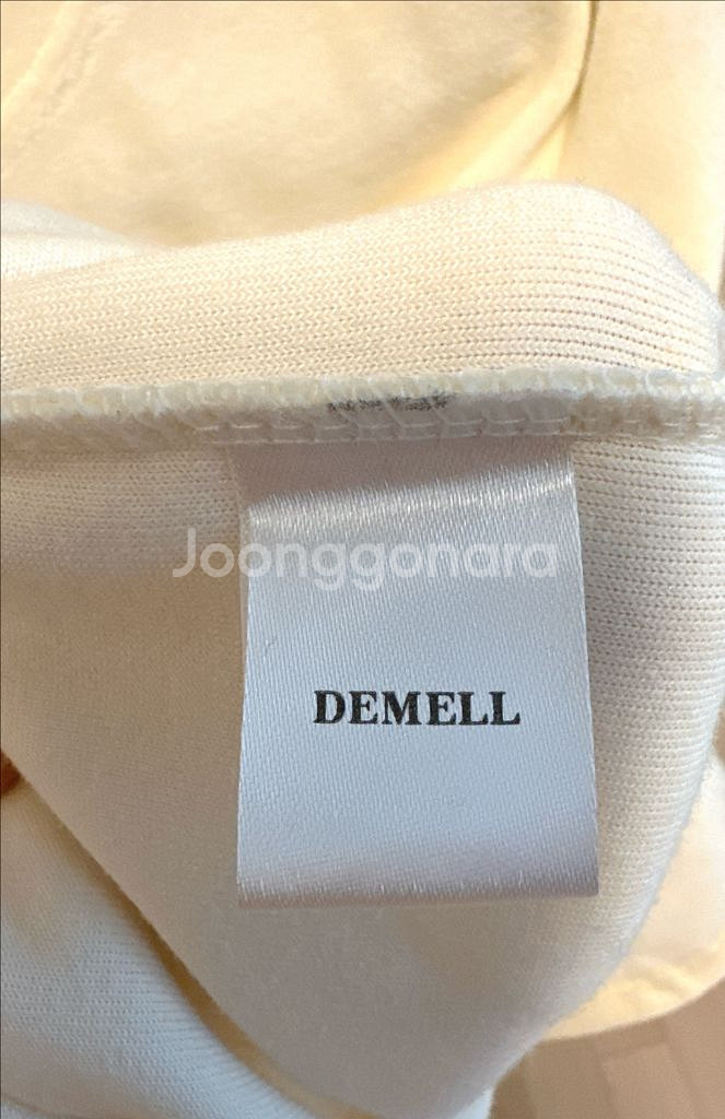 드멜 벨로아벨벳 미니탑 아이보리, 블랙 새상품 demell--3