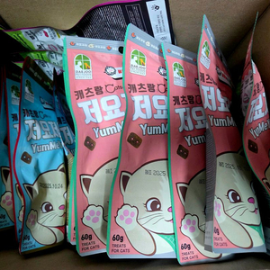 캐츠랑 저요저요 고양이 간식 4종 20개