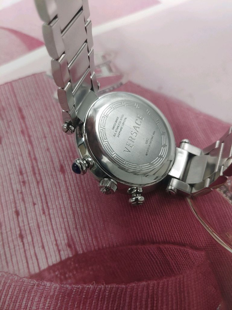 베르사체 다이아 자개판 크로노메탈시계(공용) 이미지