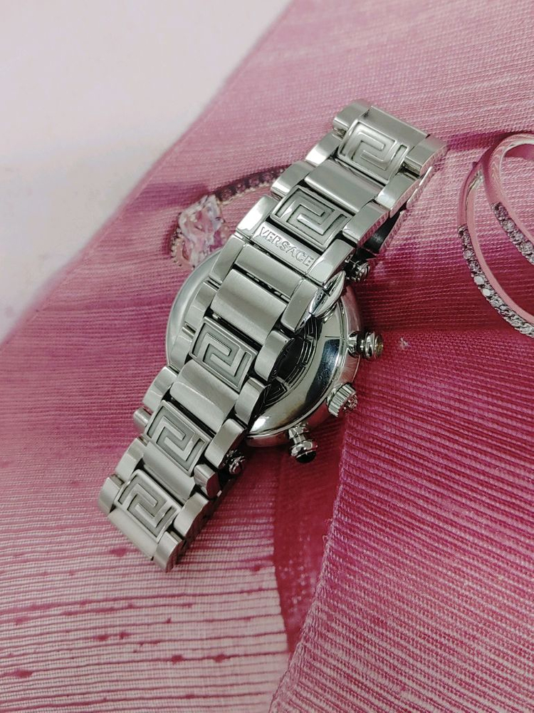 베르사체 다이아 자개판 크로노메탈시계(공용) 이미지