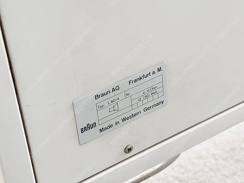 Dieter rams braun audio300 + l60/4 이미지