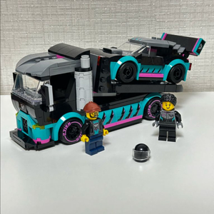 레고 60406 레이스카와 자동차 운반 트럭