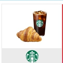 스타벅스 휴식타임 아메리카노 +프렌치 크루아상