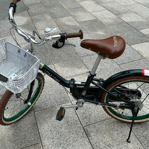 레스포 접이식 어린이자전거 16인치+보호대+보조바퀴