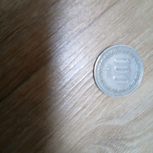 100원 동전 이미지