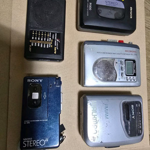워크맨/아이와 카세트 부품용 5점