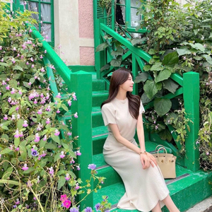 로아르 앙고라 니트원피스