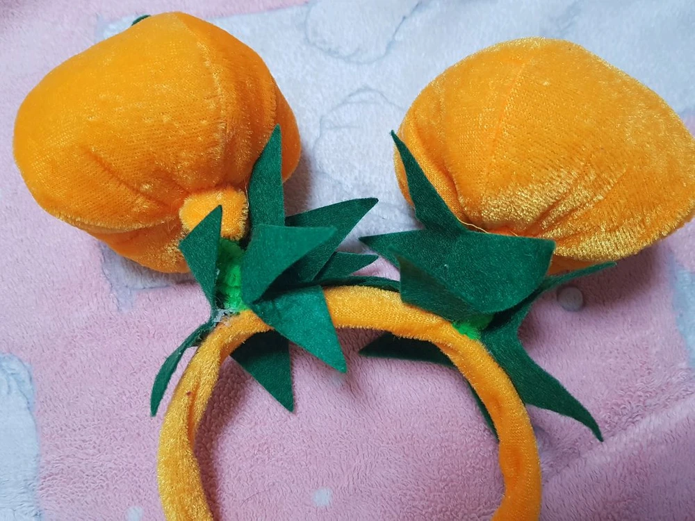 할로윈 파티 소품 호박머리띠 마녀모자머리띠 이미지