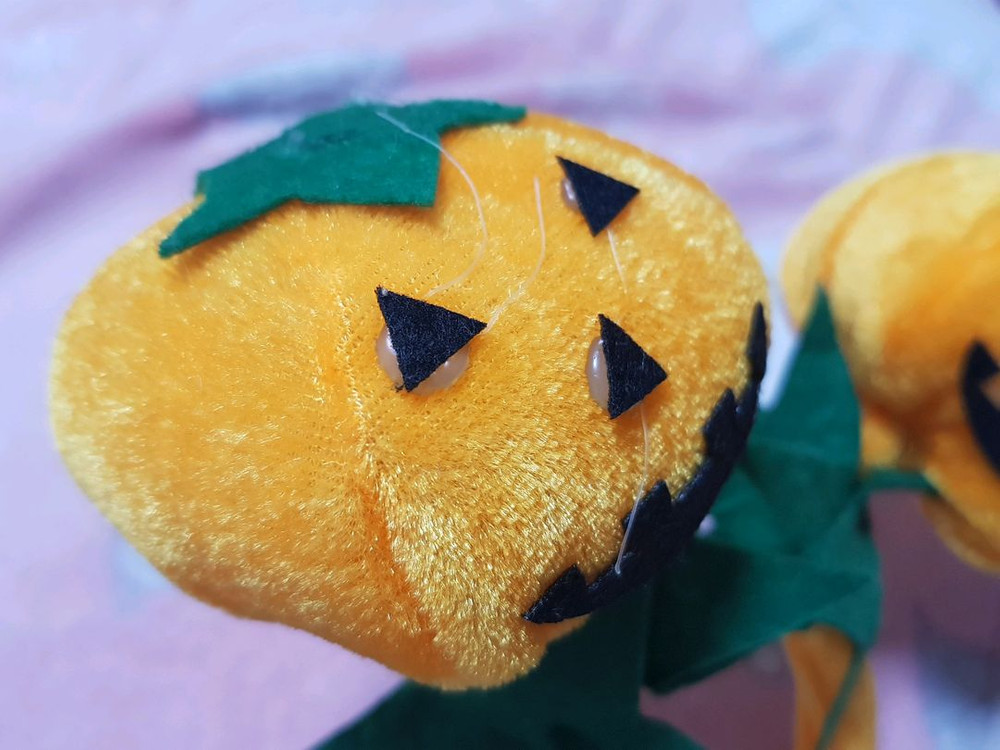 할로윈 파티 소품 호박머리띠 마녀모자머리띠--3