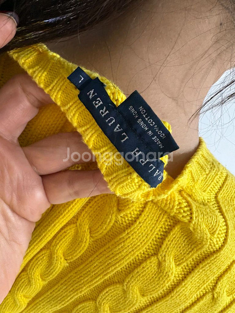 폴로 랄프로렌 케이블 니트 스웨터 L 사이즈--2