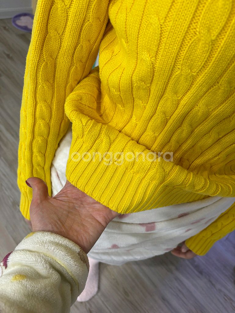 폴로 랄프로렌 케이블 니트 스웨터 L 사이즈--5