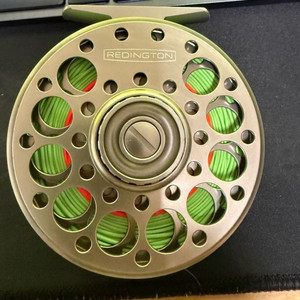 Redington Rise 9/10 실버 릴 + 샤크스킨