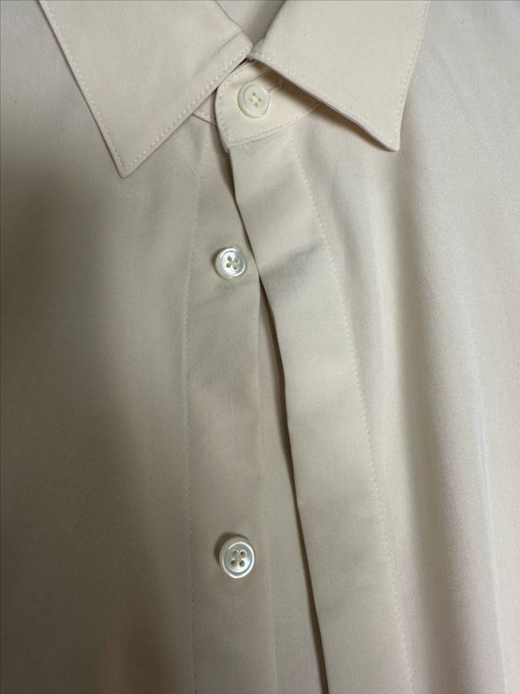 ALLEGRI 샌드 SUEDE TOUCH 풀오픈 셔츠 M(100-105)(택있음)--5