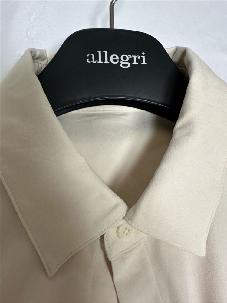 ALLEGRI 샌드 SUEDE TOUCH 풀오픈 셔츠 M(100-105)(택있음)--6
